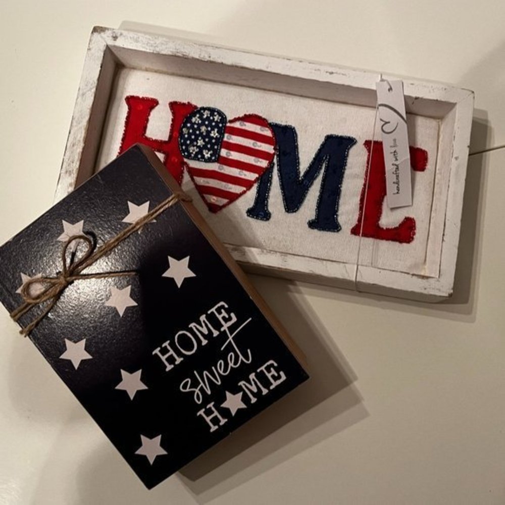 Patriotic Home‎ Decor (Set of 2) / new) - Picture 14 of 14